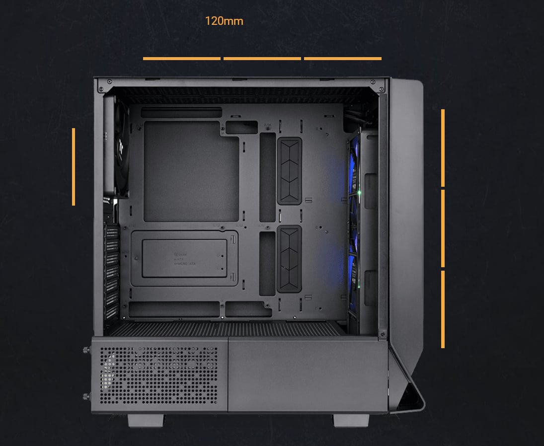 Thermaltake Ceres 350 MX Black Mid Tower ATX Case