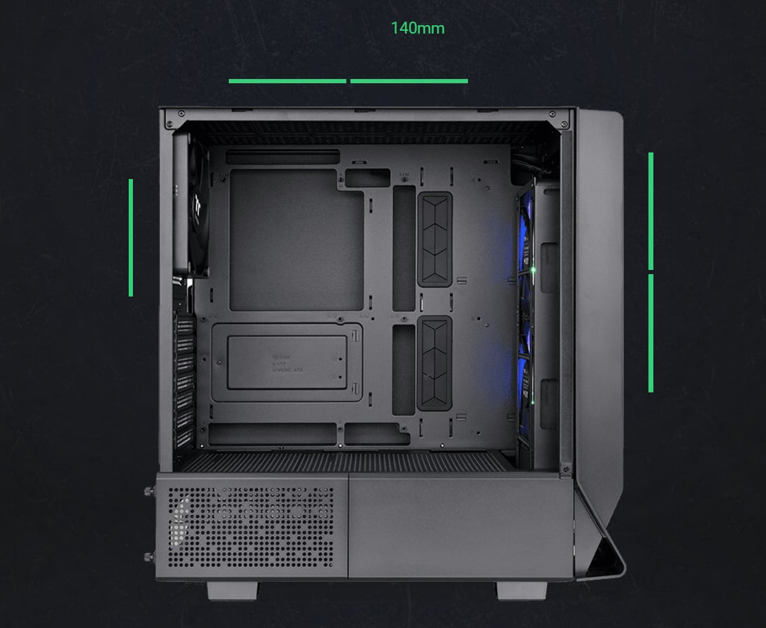 Thermaltake Ceres 350 MX Black Mid Tower ATX Case