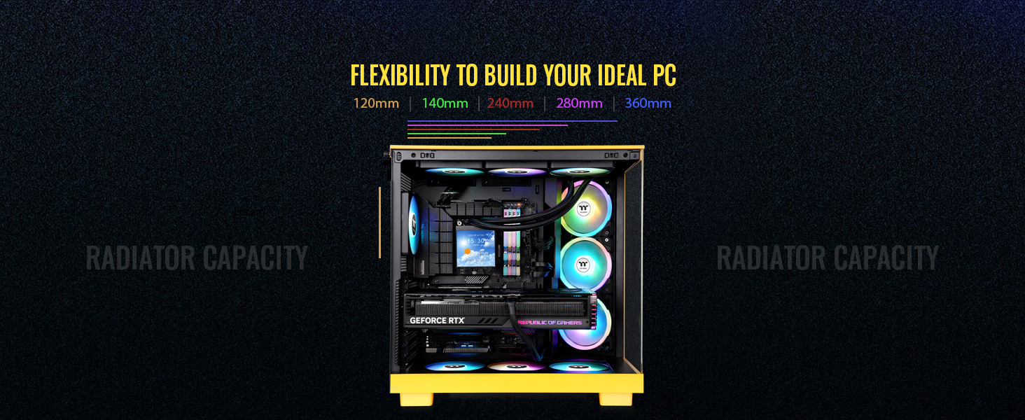 Thermaltake View 380 XL TG ARGB Computer Case