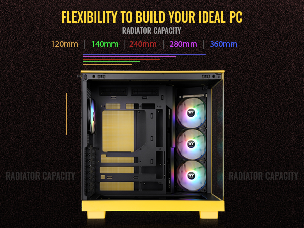 Thermaltake View 380 XL TG ARGB Computer Case