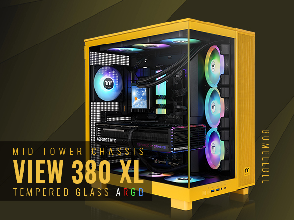 Thermaltake View 380 XL TG ARGB Computer Case