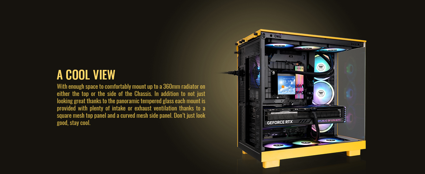 Thermaltake View 380 XL TG ARGB Computer Case
