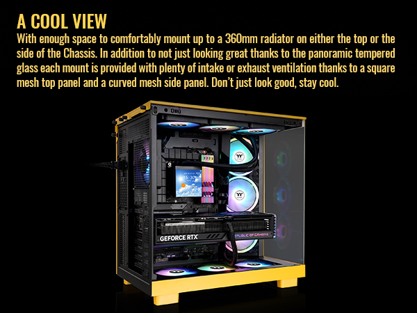 Thermaltake View 380 XL TG ARGB Computer Case