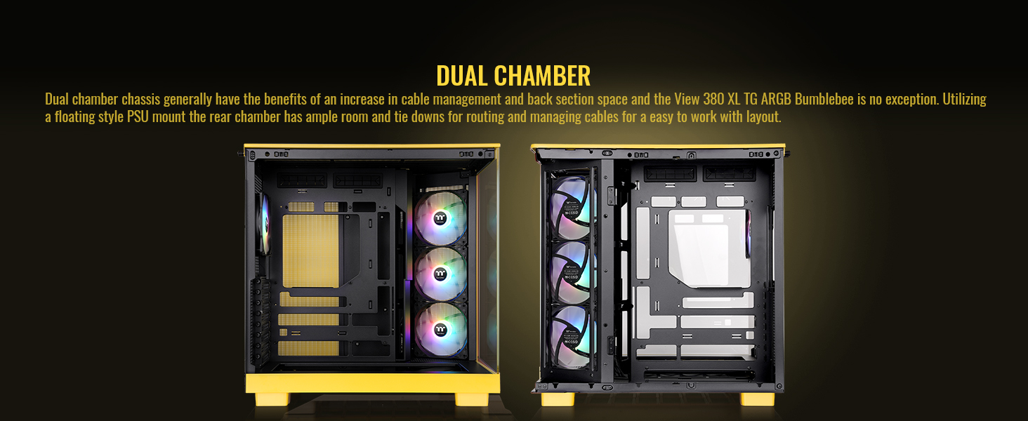 Thermaltake View 380 XL TG ARGB Computer Case