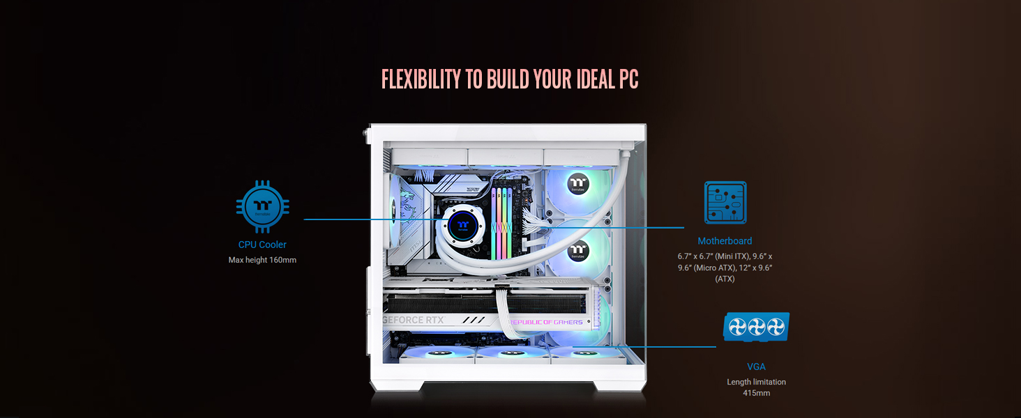 Thermaltake View 380 WS ARGB Mid Tower Chassis