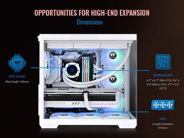 Thermaltake View 380 WS ARGB Mid Tower Chassis