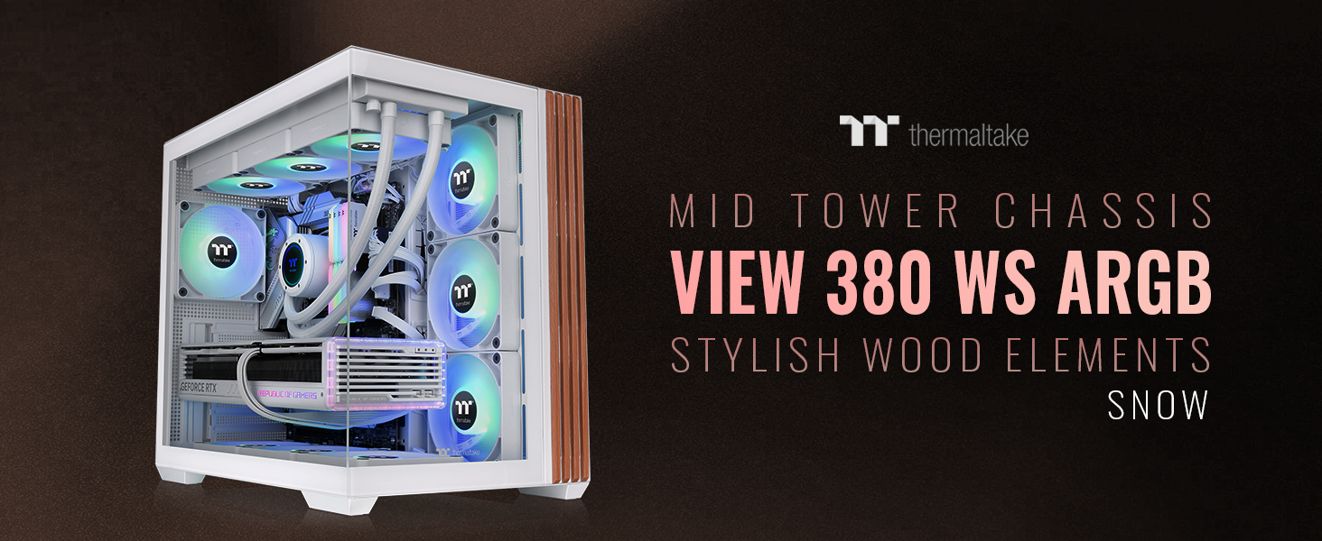 Thermaltake View 380 WS ARGB Mid Tower Chassis
