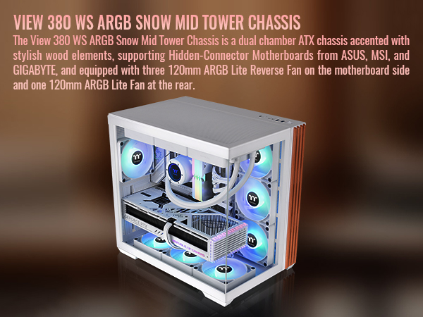 Thermaltake View 380 WS ARGB Mid Tower Chassis