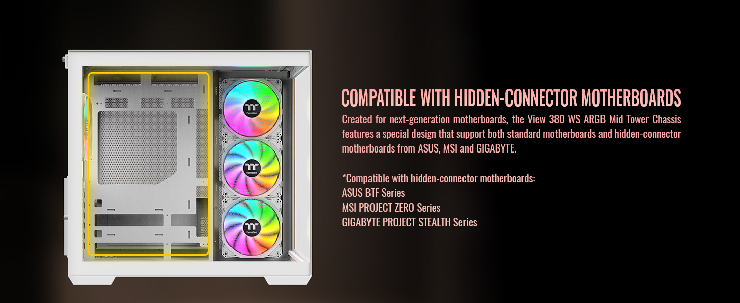 Thermaltake View 380 WS ARGB Mid Tower Chassis