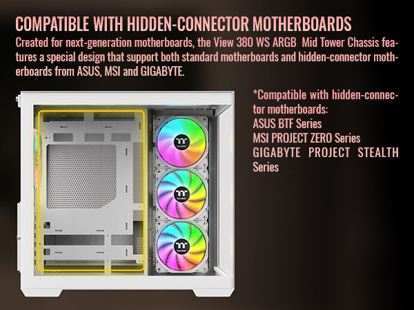 Thermaltake View 380 WS ARGB Mid Tower Chassis