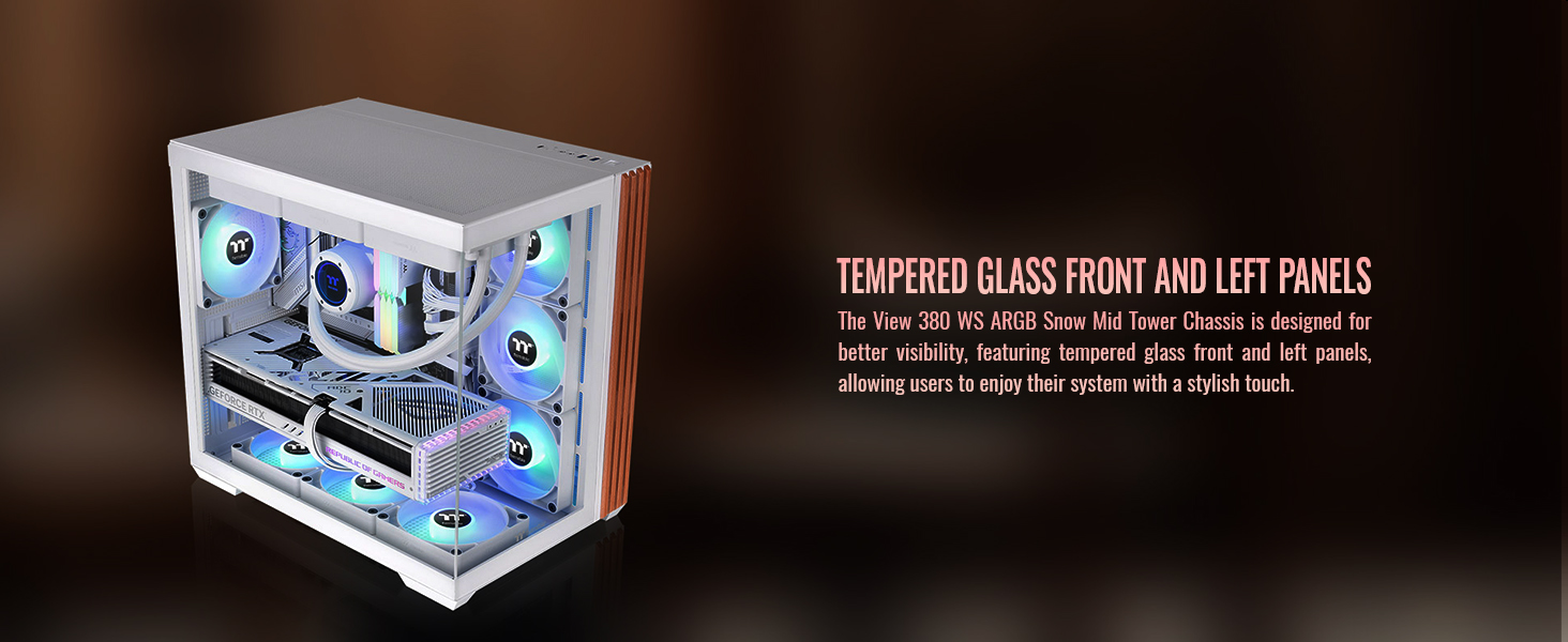 Thermaltake View 380 WS ARGB Mid Tower Chassis