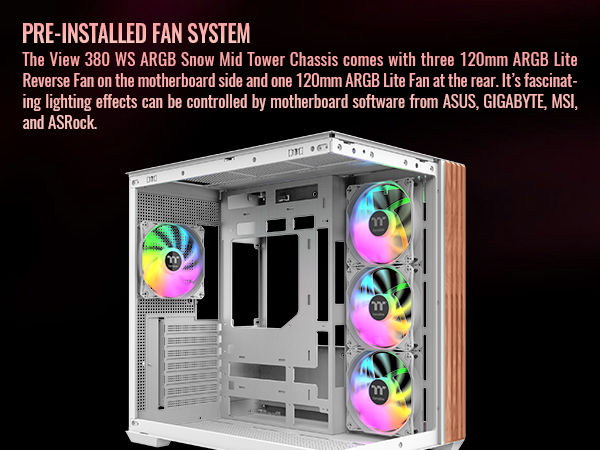 Thermaltake View 380 WS ARGB Mid Tower Chassis