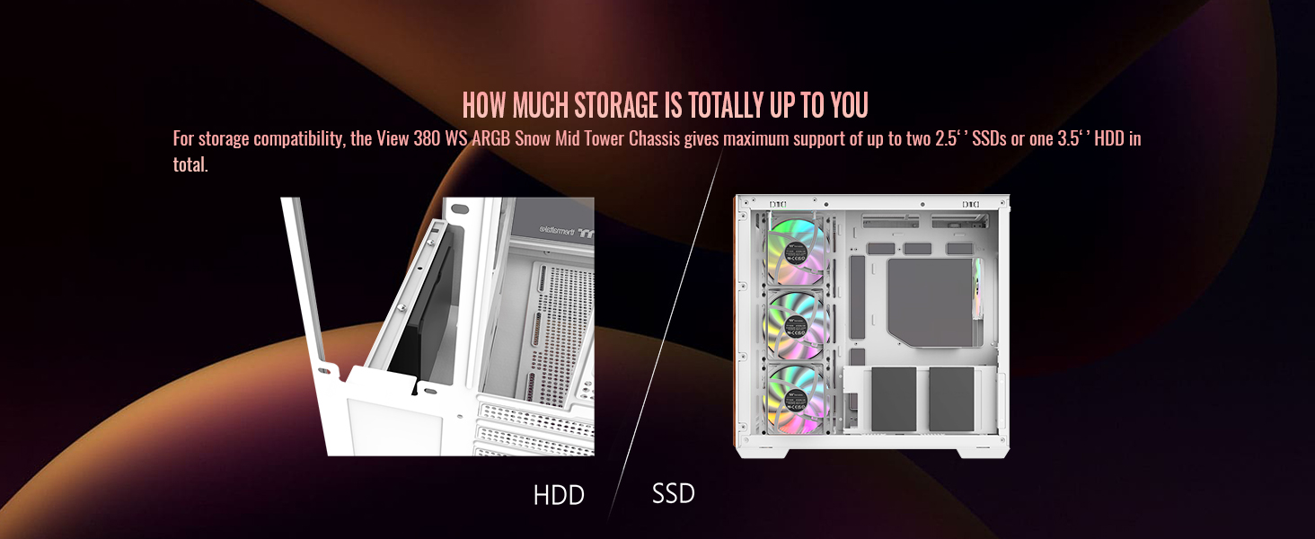 Thermaltake View 380 WS ARGB Mid Tower Chassis