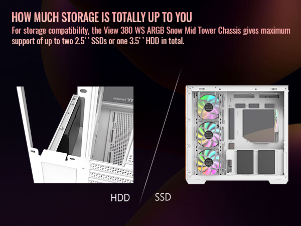 Thermaltake View 380 WS ARGB Mid Tower Chassis