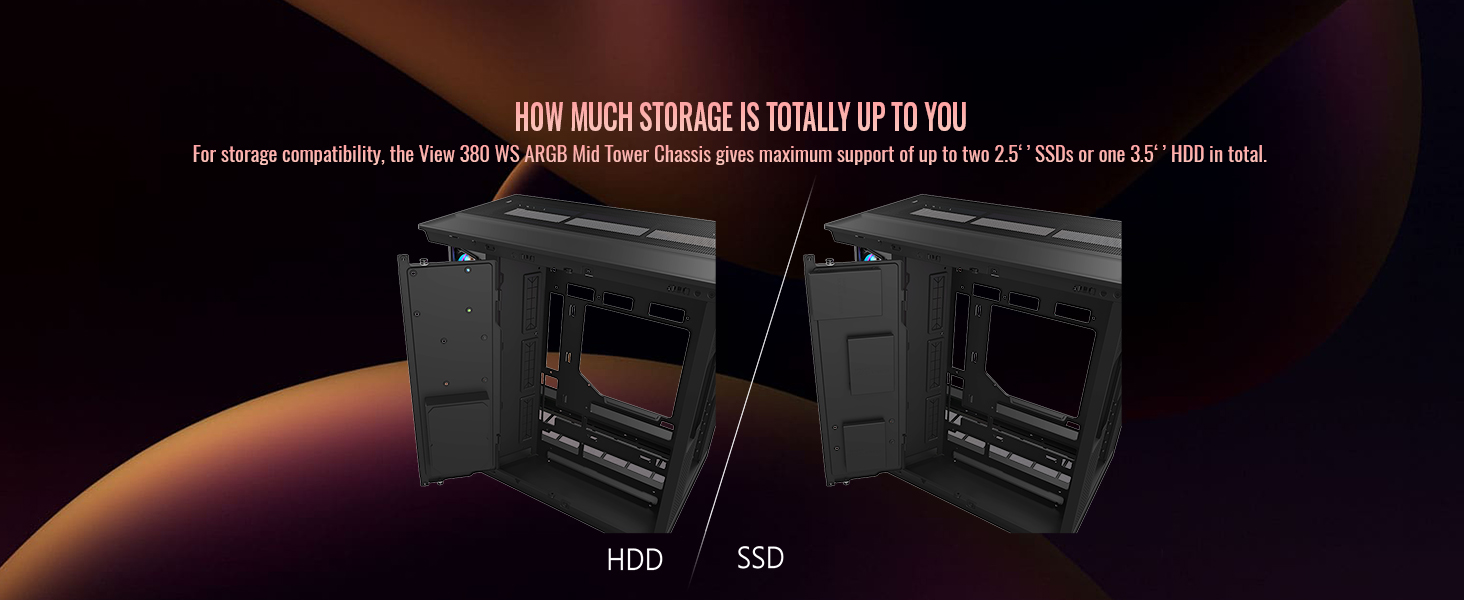 Thermaltake View 380 XL WS ARGB Mid Tower Chassis