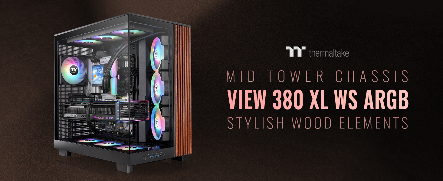 Thermaltake View 380 XL WS ARGB Mid Tower Chassis
