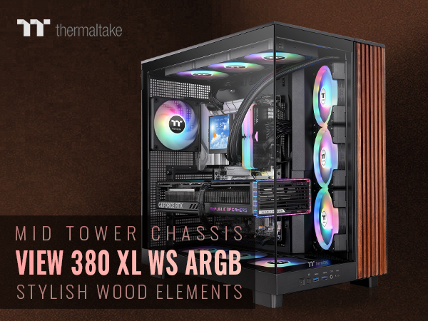 Thermaltake View 380 XL WS ARGB Mid Tower Chassis