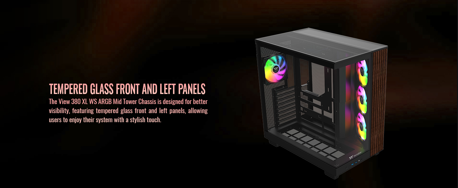 Thermaltake View 380 XL WS ARGB Mid Tower Chassis