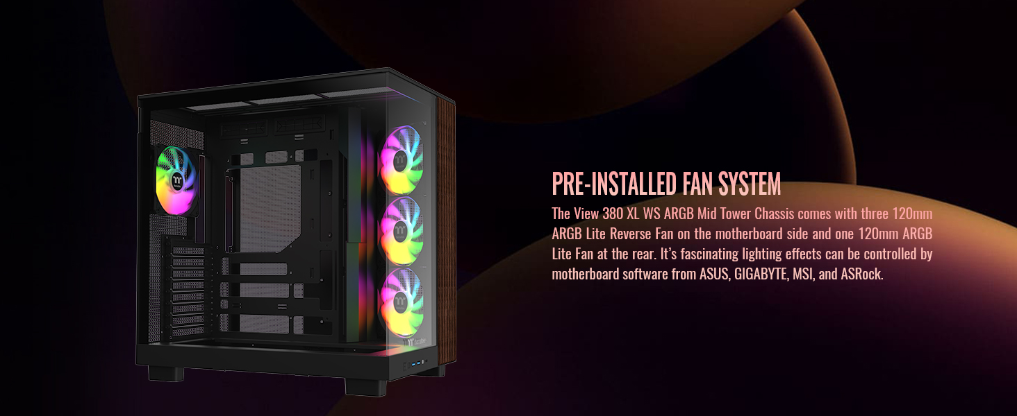 Thermaltake View 380 XL WS ARGB Mid Tower Chassis