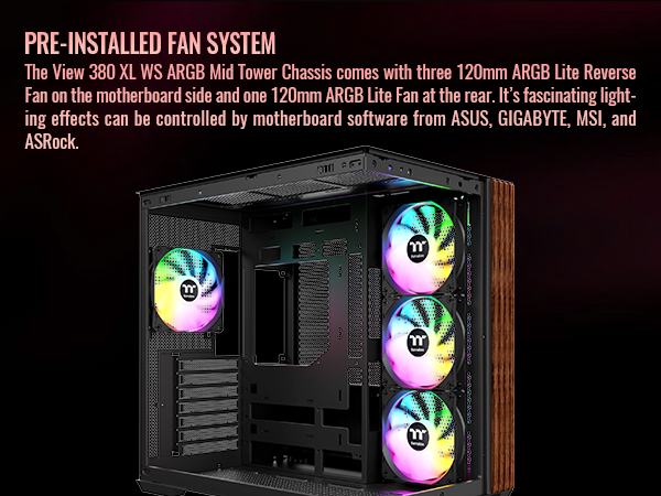 Thermaltake View 380 XL WS ARGB Mid Tower Chassis