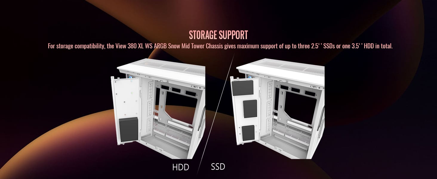 Thermaltake View 380 XL WS ARGB Mid Tower Chassis