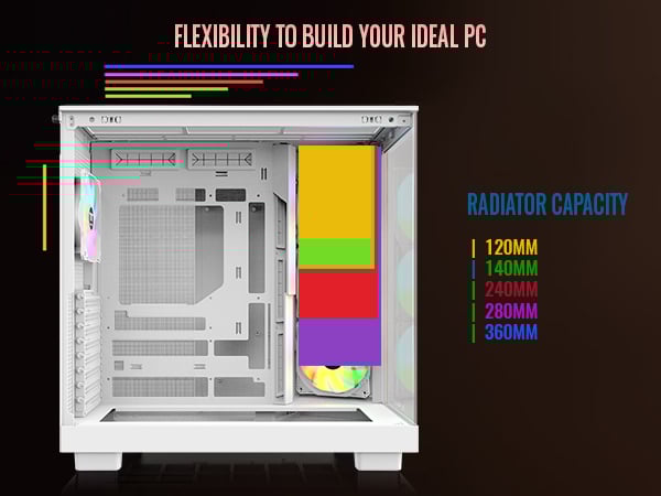 Thermaltake View 380 XL WS ARGB Mid Tower Chassis