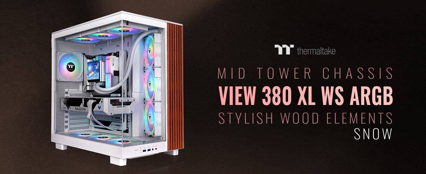 Thermaltake View 380 XL WS ARGB Mid Tower Chassis
