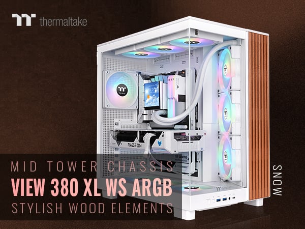 Thermaltake View 380 XL WS ARGB Mid Tower Chassis