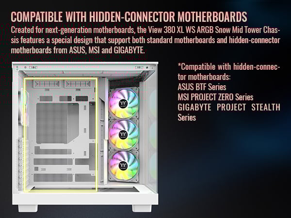 Thermaltake View 380 XL WS ARGB Mid Tower Chassis