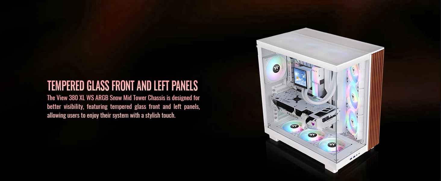 Thermaltake View 380 XL WS ARGB Mid Tower Chassis