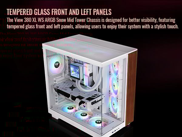 Thermaltake View 380 XL WS ARGB Mid Tower Chassis