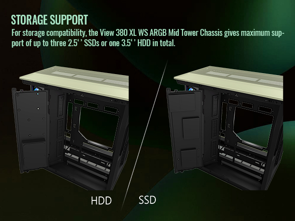 Thermaltake View 380 XL WS ARGB Mid Tower Chassis