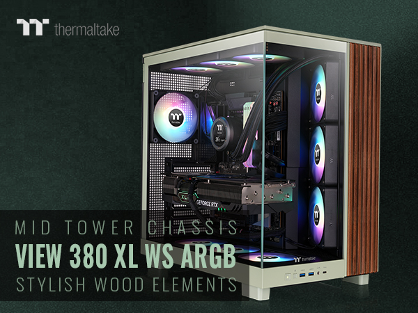 Thermaltake View 380 XL WS ARGB Mid Tower Chassis
