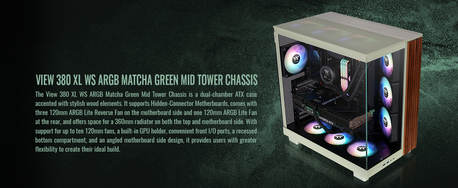 Thermaltake View 380 XL WS ARGB Mid Tower Chassis