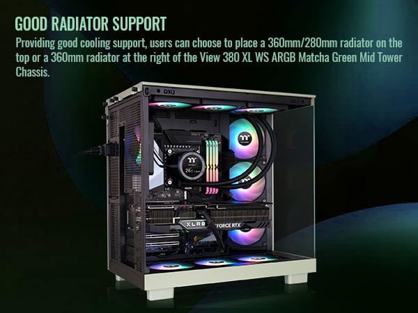 Thermaltake View 380 XL WS ARGB Mid Tower Chassis