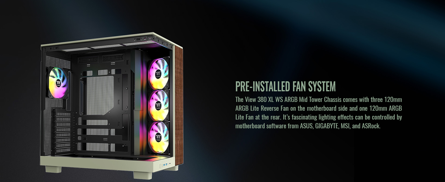 Thermaltake View 380 XL WS ARGB Mid Tower Chassis