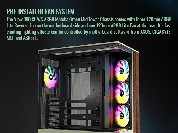 Thermaltake View 380 XL WS ARGB Mid Tower Chassis