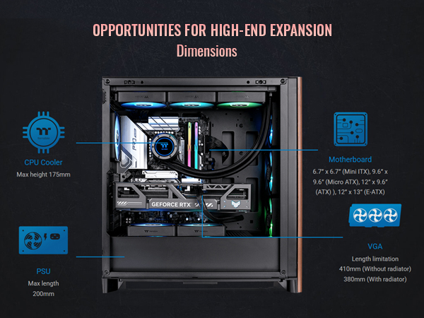 Thermaltake S370 WS Mid Tower Chassis
