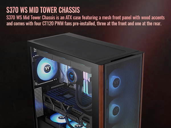 Thermaltake S370 WS Mid Tower Chassis