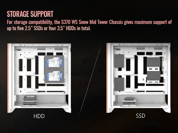 Thermaltake S370 WS Mid Tower Chassis