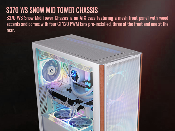 Thermaltake S370 WS Mid Tower Chassis