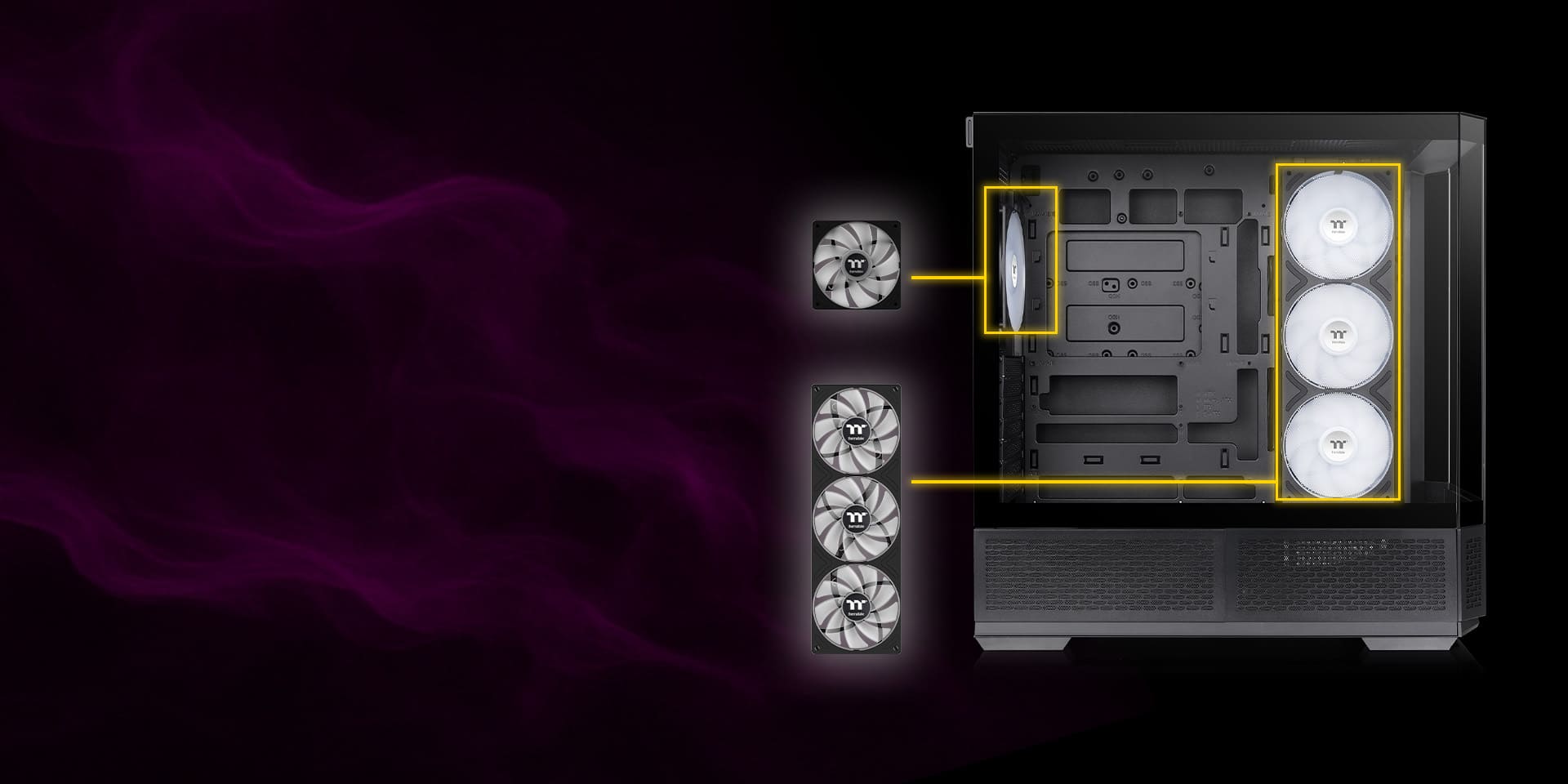 Thermaltake View 370 TG ARGB Mid Tower Chassis