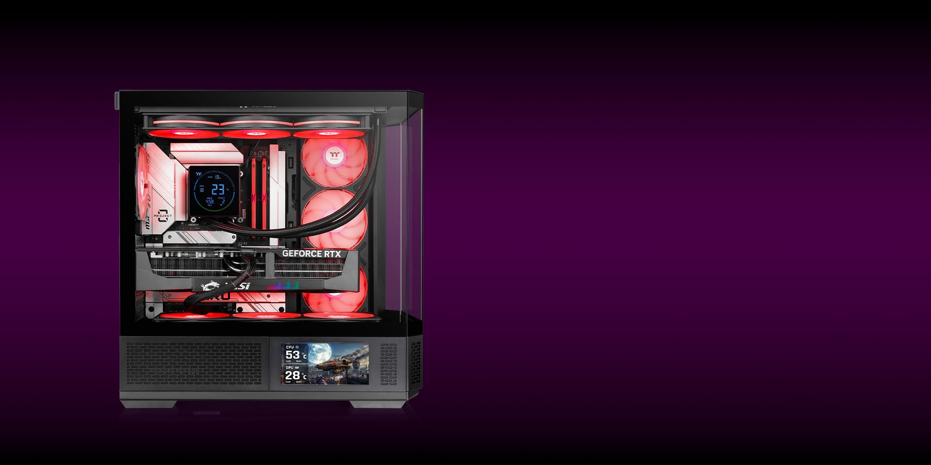 Thermaltake View 370 TG ARGB Mid Tower Chassis