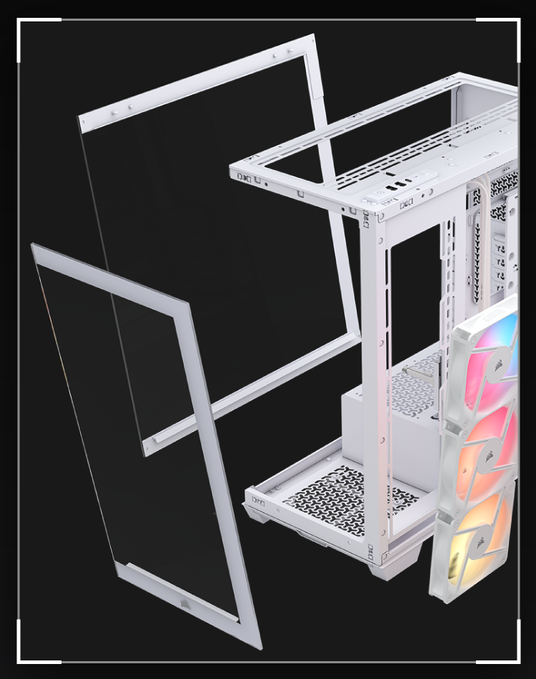 CORSAIR 3500X RS-R ARGB Mid-Tower PC Case