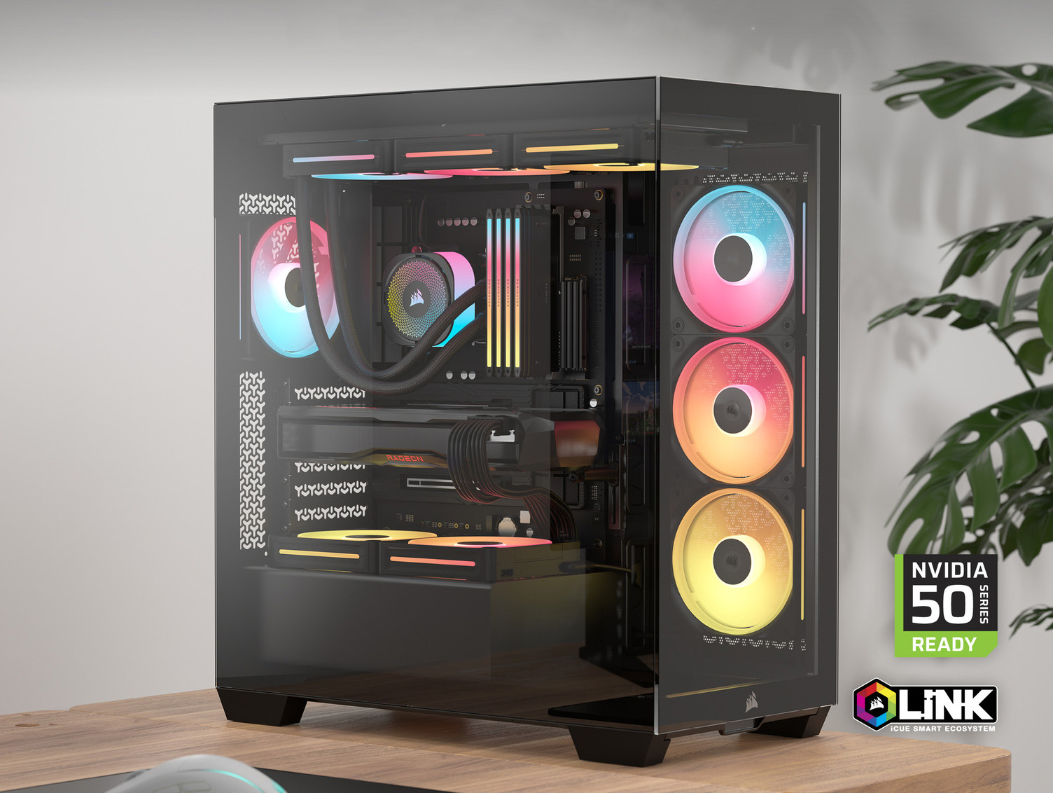 CORSAIR 3500X LX-R RGB Mid-Tower PC Case