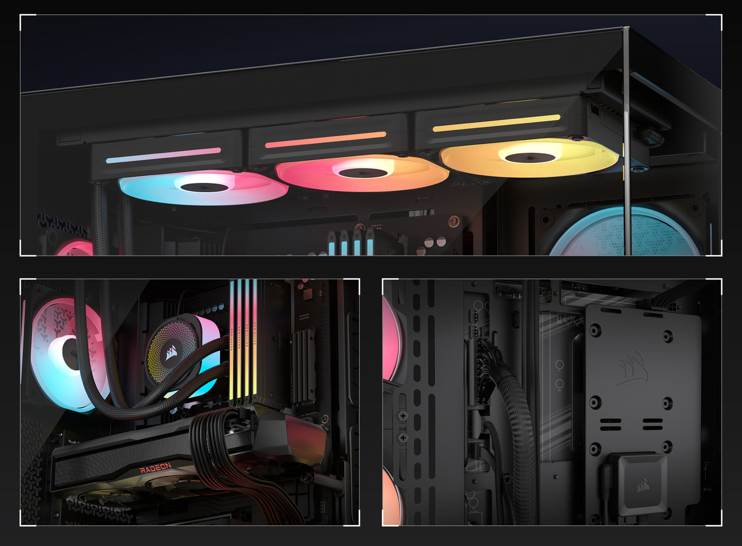 CORSAIR 3500X LX-R RGB Mid-Tower PC Case