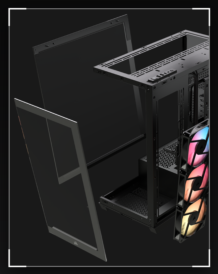 CORSAIR 3500X RS-R ARGB Mid-Tower PC Case