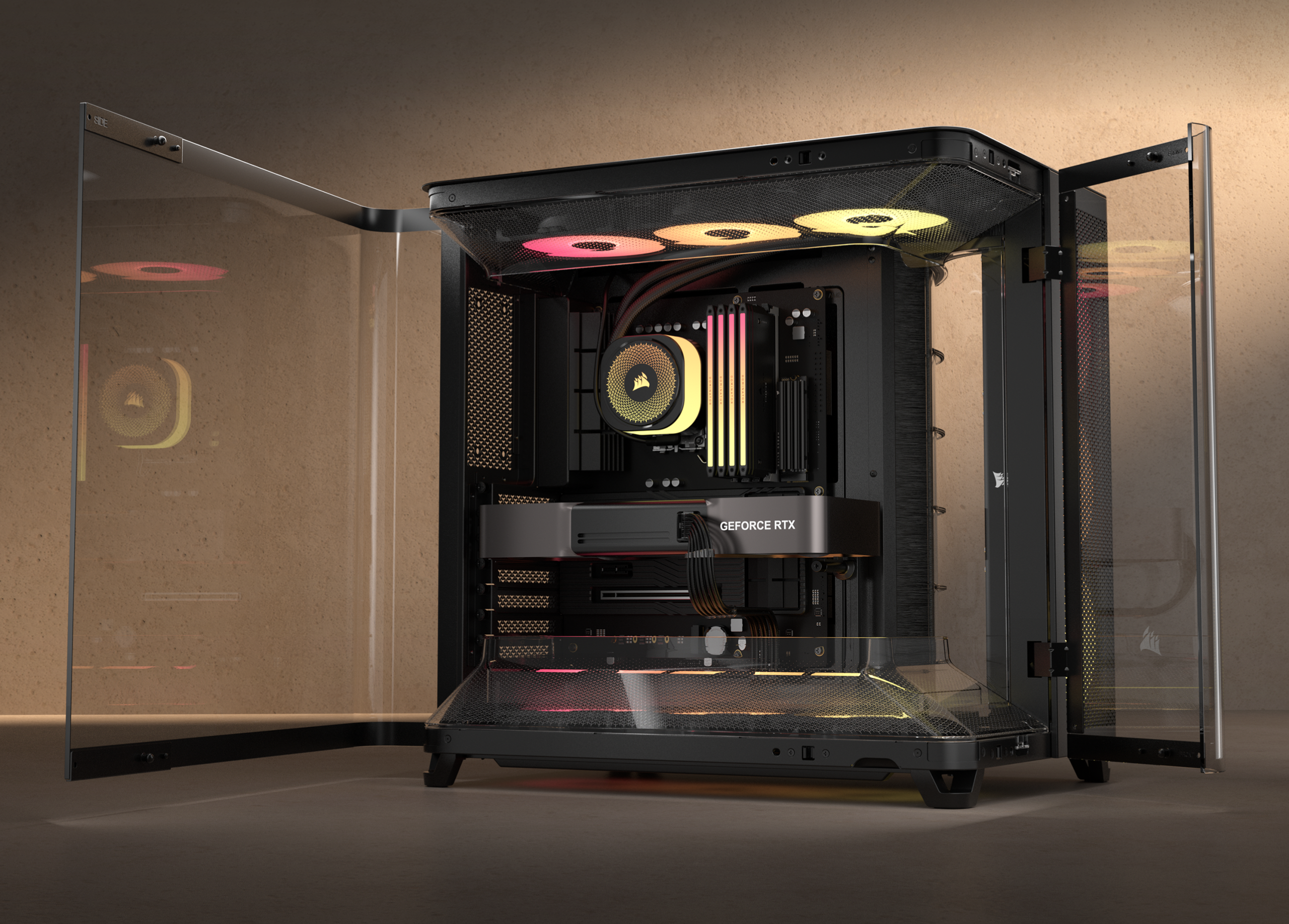 CORSAIR AIR 5400 RS-R ARGB Computer Case