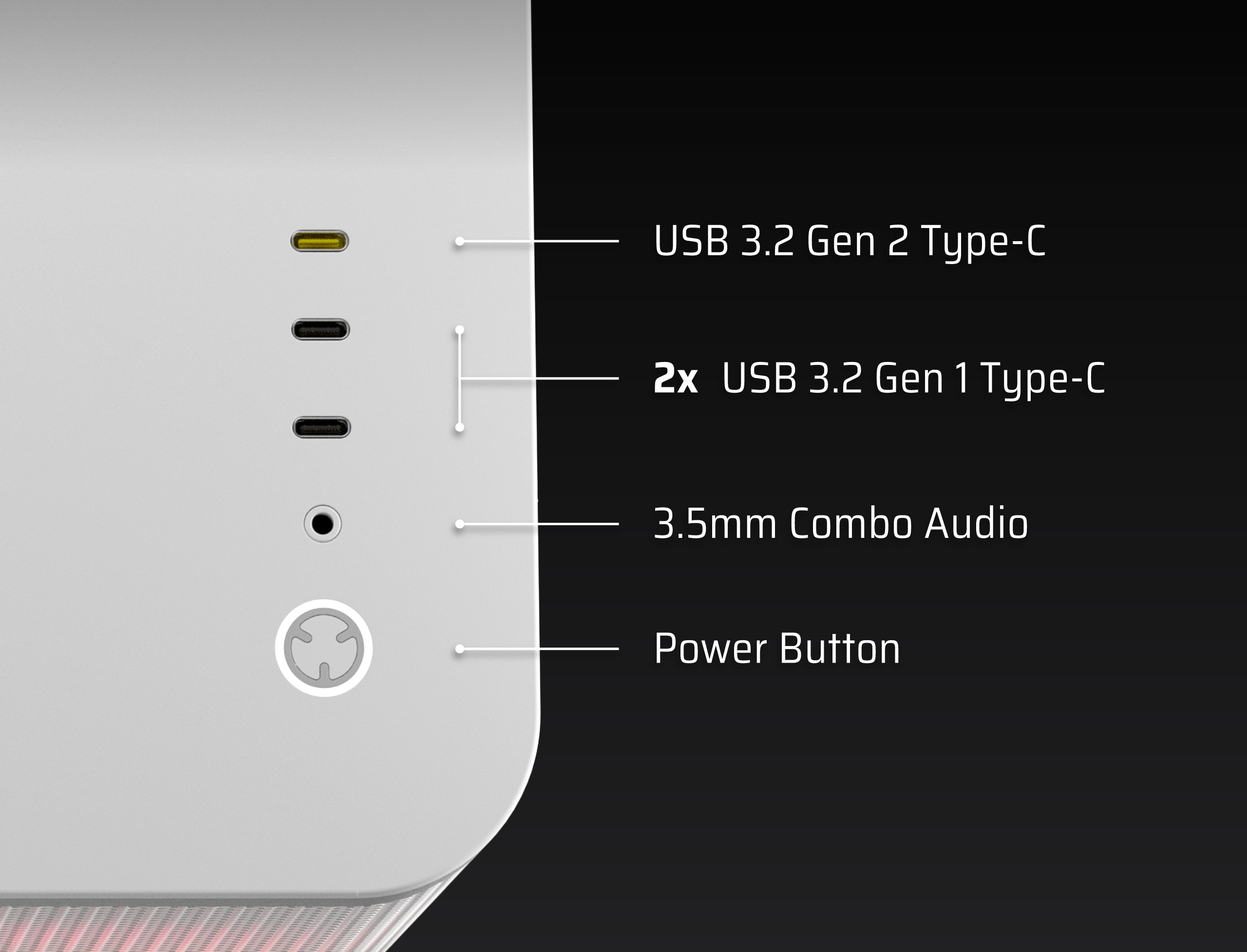 CORSAIR AIR 5400 RS-R ARGB Computer Case