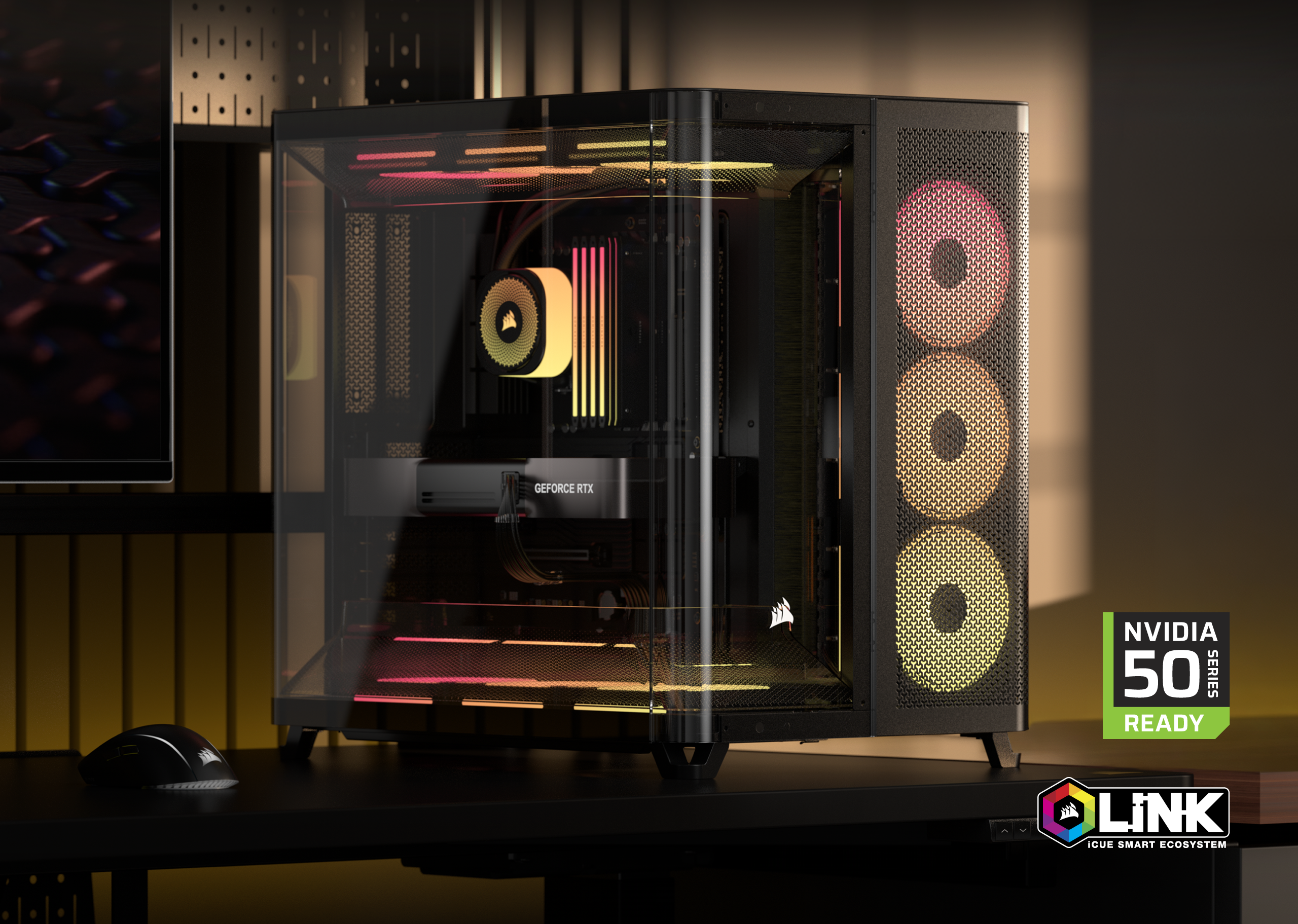 CORSAIR AIR 5400 LX-R RGB iCUE LINK Computer Case